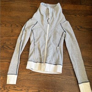 Lululemon Athletica Gray and White Jacket